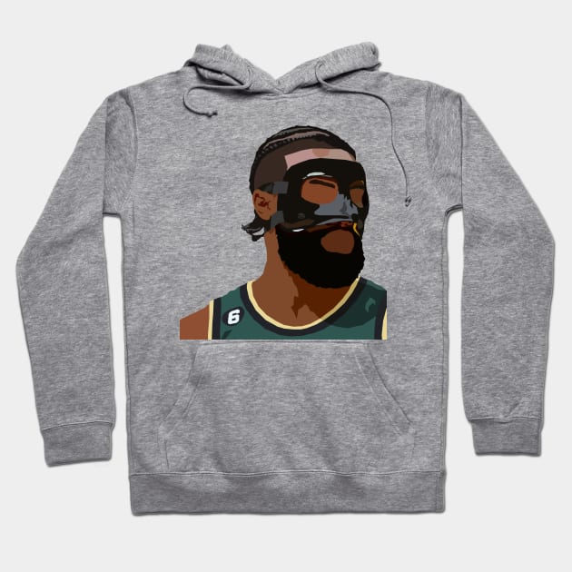 Masked Jaylen Brown Hoodie by rattraptees